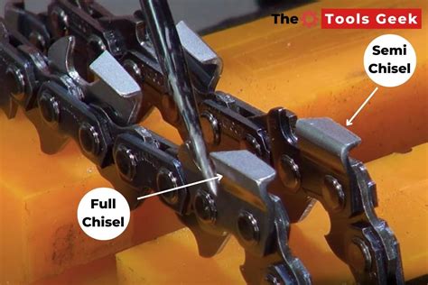 full chisel vs semi chisel chainsaw chain|full chisel skip tooth chain.